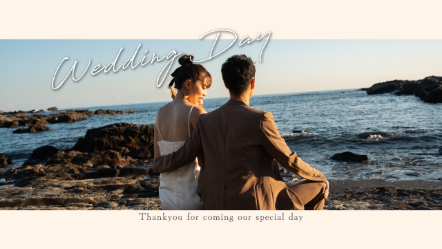 おしゃれなプロフィールムービー/Wedding Day